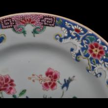 Assiette de la Famille rose